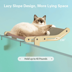 Sturdy Cat Window Perch Wooden Assembly Hanging Bed