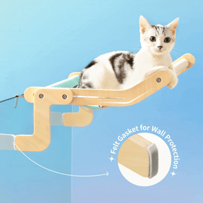 Sturdy Cat Window Perch Wooden Assembly Hanging Bed