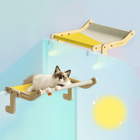 Sturdy Cat Window Perch Wooden Assembly Hanging Bed