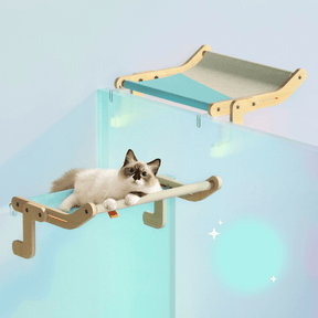 Sturdy Cat Window Perch Wooden Assembly Hanging Bed