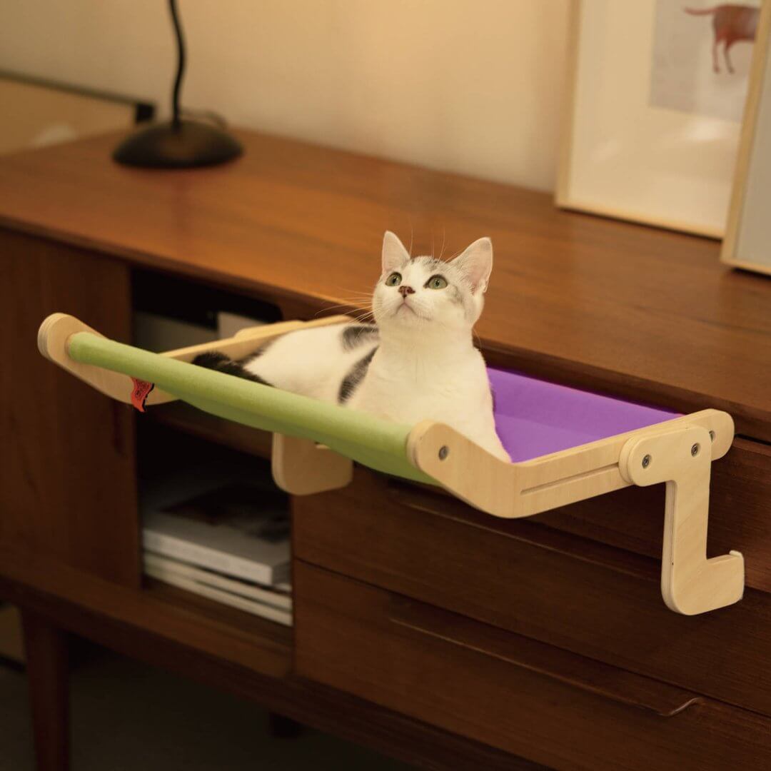 Sturdy Cat Window Perch Wooden Assembly Hanging Bed