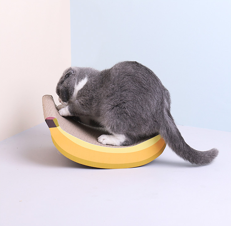 Banana Shaped Cat Scratching Pad